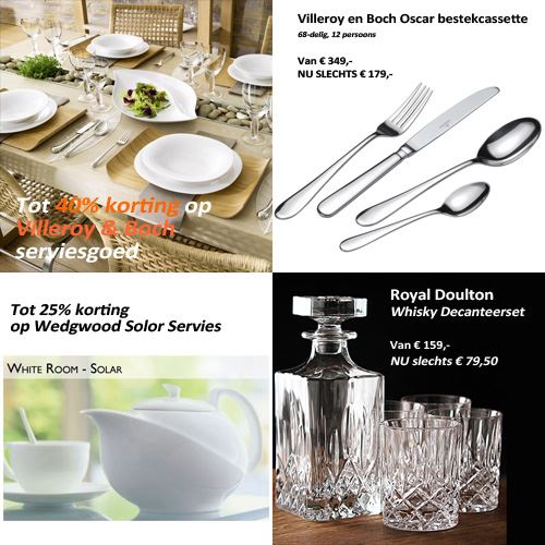 Spectaculaire aanbiedingen AnnaServies.nl