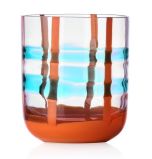 Ichendorf Milano Gesti Waterglas licht turquoise-oranje - 350 ml
