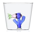 Ichendorf Milano Marine Garden Waterglas Pink Fish Blue Seaweed 340 ml