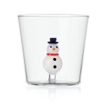 Ichendorf Milano Christmas Tales Waterglas Sneeuwman 350 ml