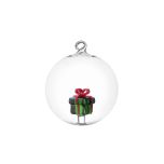 Ichendorf Milano Christmas Tales Glazen Kerstbal Gift Green - set van 2