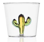 Ichendorf Milano Desert Plants Waterglas Cactus 350 ml – groen/geel 