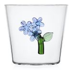 Ichendorf Milano Botanica Waterglas Light Blue Flower 350 ml