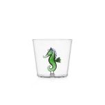 Ichendorf Milano Marine Garden Waterglas Seahorse Green - set van 2