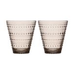 Iittala Kastehelmi Waterglas 300 ml - Linnen – set van 2