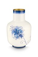 Pip Studio Pip & The Blue Bird Metalen Vaas 36 cm - blauw 