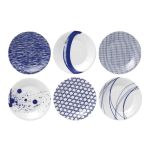 Royal Doulton Pacific Gebakbordjes 16 cm - Set van 6