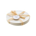 Royal Doulton 1815 Pure Ontbijtbord 24 cm - Set van 4