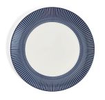 Wedgwood Gio Pinstripe Ontbijtbord Blue 24 cm
