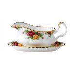 Royal Albert Old Country Roses Sauskom en schotel