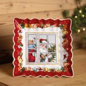 Villeroy & Boch Christmas Toy's Fantasy Schaal vierkant 23.5 cm - Santa