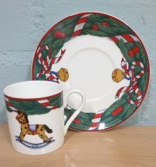Villeroy & Boch Magic Christmas Espressokop en schotel