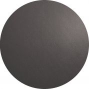 ASA Selection Placemats Placemat rond 38 cm - lederlook donker grijs