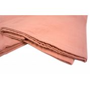 KOOK Tafelkleed washed katoen 140x230 cm - Roze