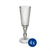 Villeroy & Boch Boston Flare Champagneglas 0.18 ltr - Set van 4