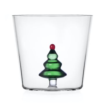 Ichendorf Milano Woodland Tales Waterglas Kerstboom 350 ml
