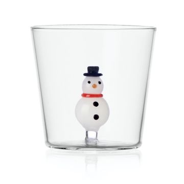 Ichendorf Milano Christmas Tales Waterglas Sneeuwman 350 ml
