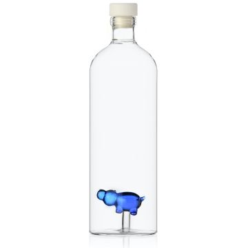 Ichendorf Milano Animal Farm Fles Blue Hippo 1,15 L