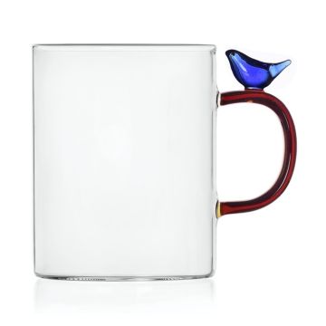 Ichendorf Milano Birds Glazen Mok Light Blue Bird