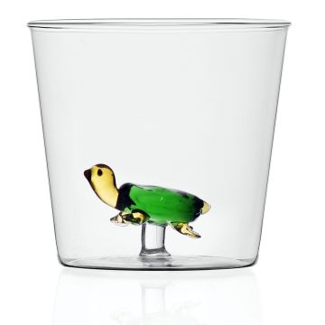 Ichendorf Milano Animal Farm Waterglas Green Turtle 350 ml