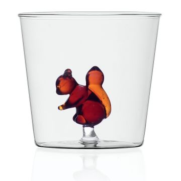 Ichendorf Milano Animal Farm Waterglas Squirrel 350 ml