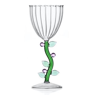 Ichendorf Milano Botanica Glas op voet Pink Flower 280 ml