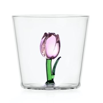 Ichendorf Milano Botanica Waterglas Pink Tulip 350 ml 