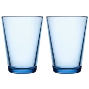 Iittala Kartio Waterglas 400ml Aqua - set van 2