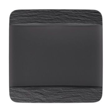 Villeroy & Boch Manufacture Rock Dinerbord 28 cm vierkant 