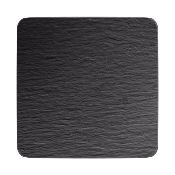 Villeroy & Boch Manufacture Rock Serveerschaal vierkant 32.5 x 32.5 cm