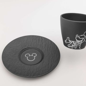 Villeroy & Boch Manufacture - Mickey Mouse Koffieschotel, zwart 
