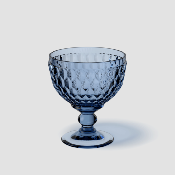 Villeroy & Boch Boston Coloured Boston Dessertschaaltje met voet 12,5 cm - Blauw