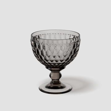 Villeroy & Boch Boston Coloured Dessertschaaltje met voet 12,5 cm - Grijs