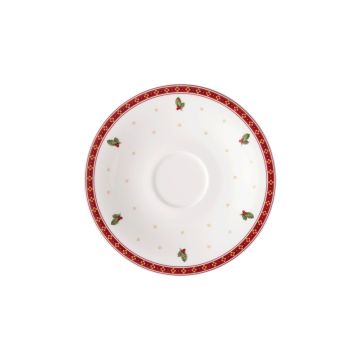 Villeroy & Boch Christmas Toy's Delight koffiekop schotel wit