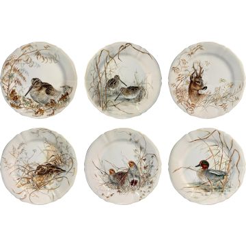 Gien Sologne Dessertbord 23.2 cm - set van 6