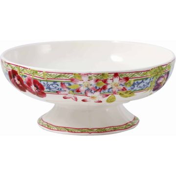 Gien Millefleurs Fruitschaal op voet 