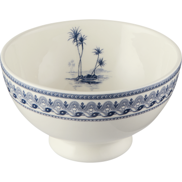 Gien Les Dépareillées Bleu Kom 380 ml  - set van 2