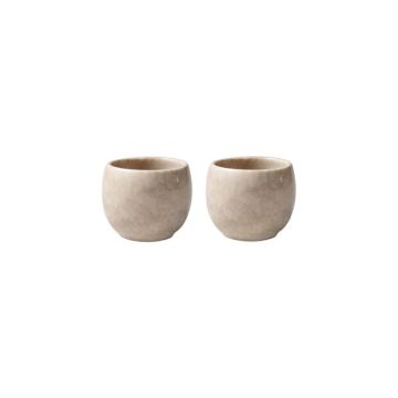 Like by Villeroy & Boch Perlemor Home eierdop Sand set 2-dlg. 5,5 x 4,5 cm