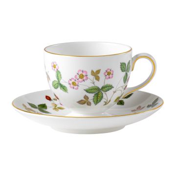 Wedgwood Wild Strawberry Theekop en schotel 150 ml