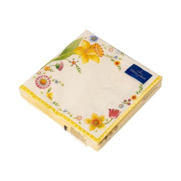 Villeroy & Boch Pasen Spring Fantasy servetten 33 x 33 cm - paasbloem