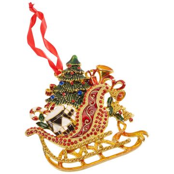 Villeroy & Boch Christmas Winter Collage Accessoires Metalen Hanger Slede - 12 cm