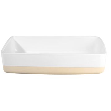 ASA Selection Grande Ovenschaal 36x26x7,5cm Beige-Wit