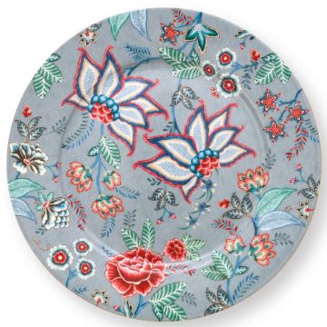 Pip Studio Flower Festival Serveerbord 32 cm Light Blue