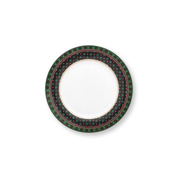 Pip Studio Berry Blues Dinerbord 26.5 cm - Clover Green