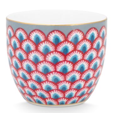 Pip Studio Flower Festival Eierdopje Red-Light Blue