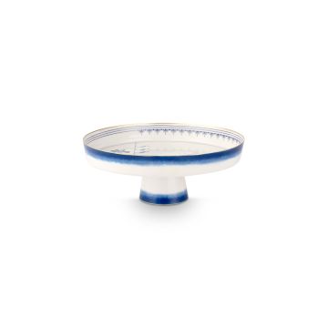 Pip Studio Pip & The Blue Bird Metalen Serveerschaal 30 cm - blauw 