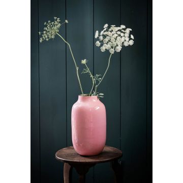 Pip Studio Home Vaas Metaal Ovaal 30 cm - Oud Roze