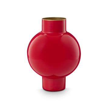Pip Studio Home Vaas Metaal 18x24 cm Rood