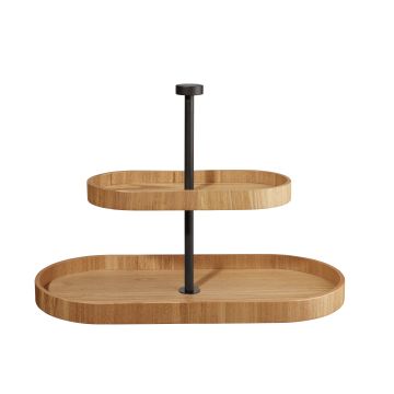 ASA Selection Wood Etagere 2-laags Ovaal