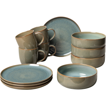 Like by Villeroy & Boch Crafted Breeze 12-delig Ontbijtset - 4 personen 